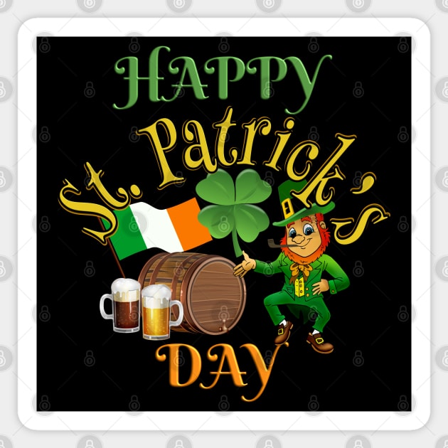 Happy St. Patrick’s Day Sticker by Deez Pixel Studio